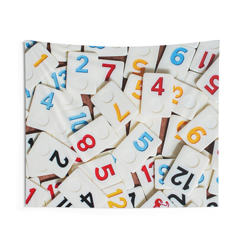 Rummikub Stones Pattern Tapestry