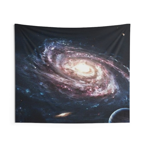 Milky Way Galaxy and Earth Tapestry