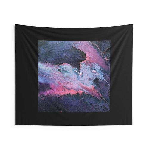 Galaxy Artwork Tapestry with Flowing Lines