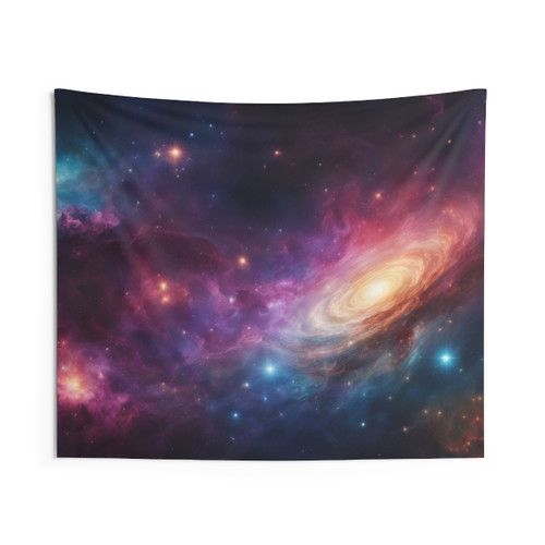 Galaxy-Themed Design Tapestry Wall Hanging