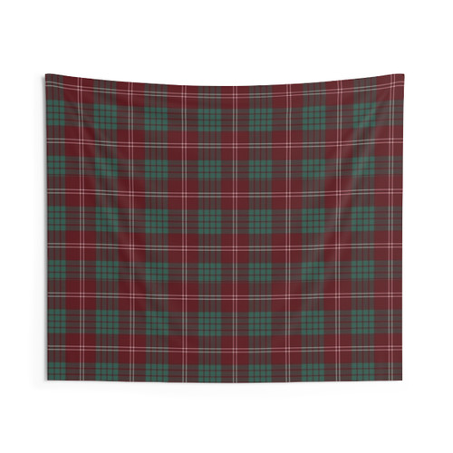 Crawford Tartan Tapestry with Clan Crest and Heraldry
