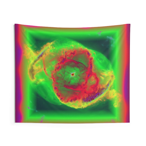 Psychedelic galaxy tapestry wall decor