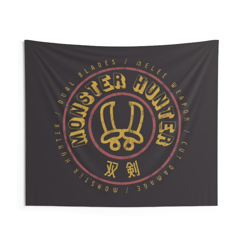 Monster Hunter Dual Blades Tapestry Wall Art