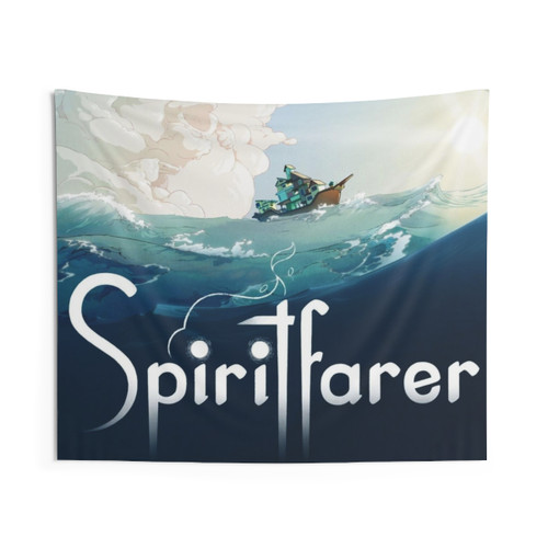 Spiritfarer Boat Tapestry - Vibrant Gaming-Inspired Wall Art