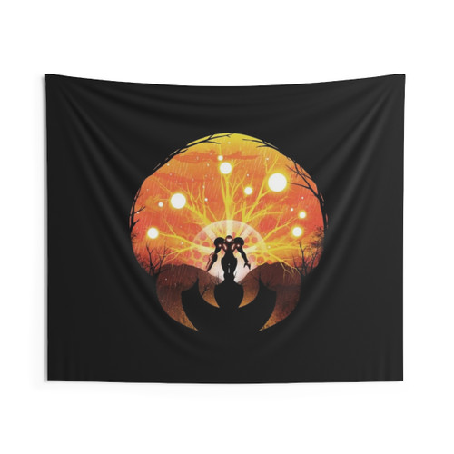 Super Metroid Tapestry - Retro Gaming Wall Hanging