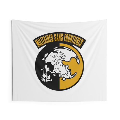 Militaires Sans Frontieres Tapestry - Metal Gear Themed Art