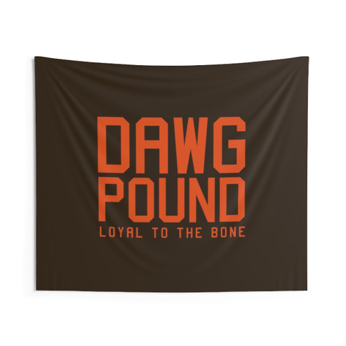 Dawg Pound Cleveland Football Tapestry