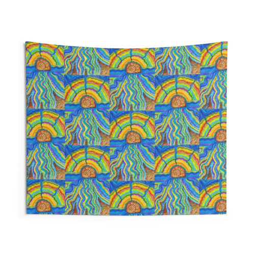 Hippie Snail Tapestry