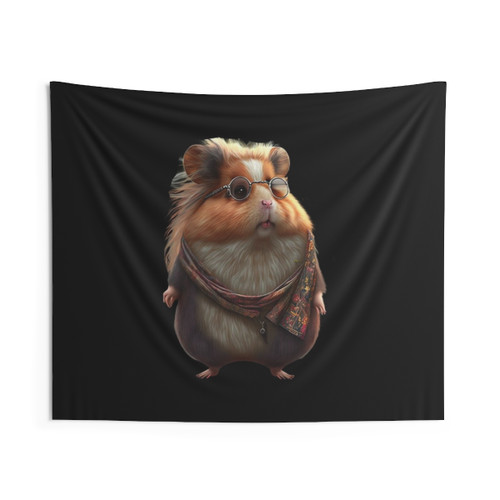 Hippie Hamster Tapestry