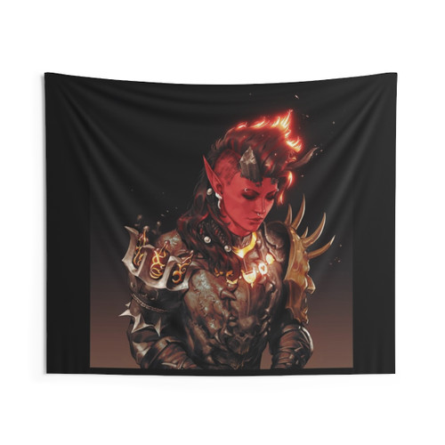Baldur's Gate 3 Anime-Style Tapestry