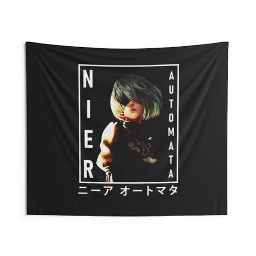 Nier Automata 2B Yorha Tapestry Wall Art
