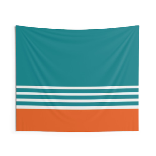 Miami Dolphins Football Fans Tapestry