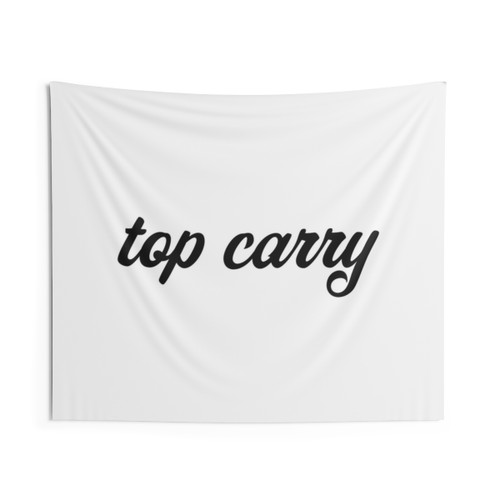 Top Carry Tapestry - Gamer Decor and Meme Art