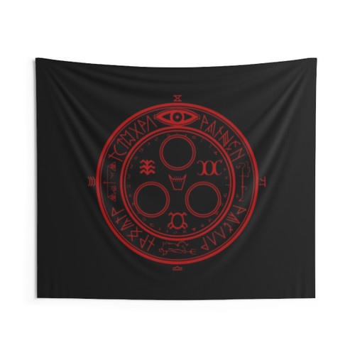 Silent Hill Insignia Tapestry featuring the Halo of the Sun emblem