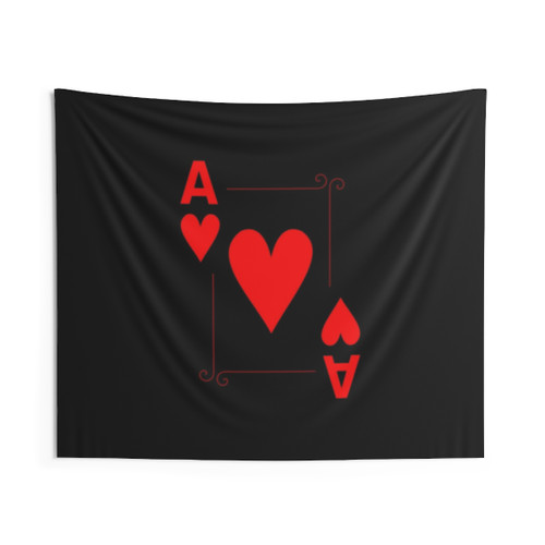Ace of Hearts Poker Tapestry