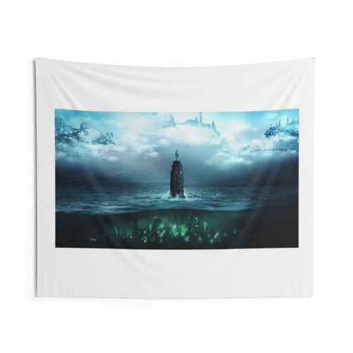 Bioshock Underwater City Tapestry