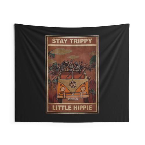 Trippy Hippie Tapestry Wall Hanging