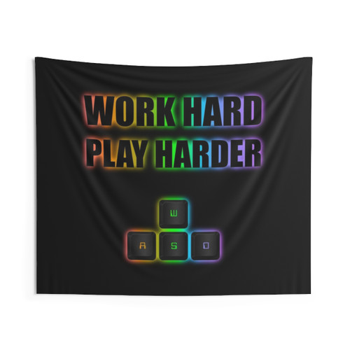 WASD RGB Gamer Tapestry