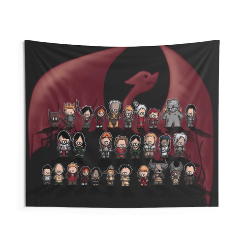 Dragon Age Trilogy Tapestry Featuring Characters