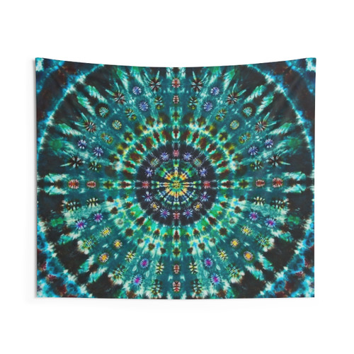 Retro 1960s Hippie Tie Dye Tapestry