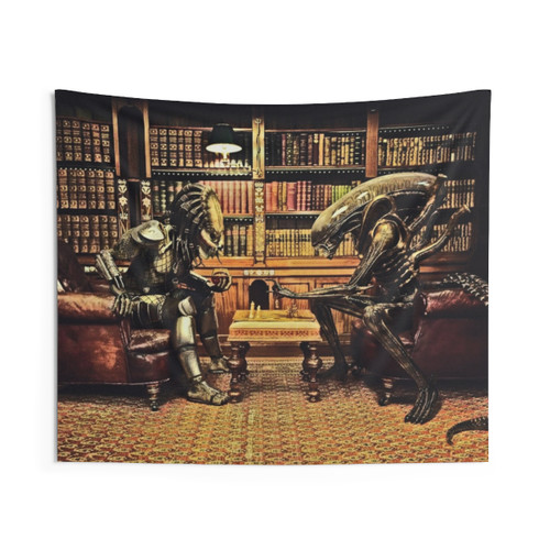 Predator vs Alien Game II Tapestry