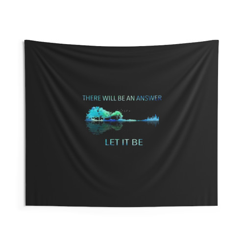 Let It Be Beatle Inspired Tapestry Wall Hanging