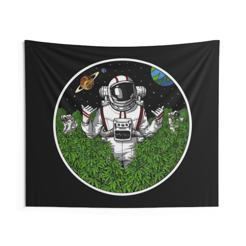 Astronaut Stoner Psychedelic Tapestry
