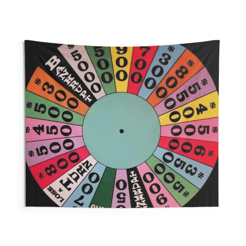 Wheel of Fortune Carnival Wheel Tapestry