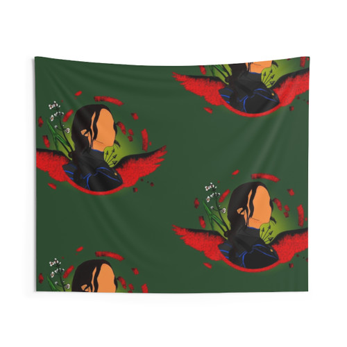 The Huntress Tapestry - Hunger Games Inspired Wall Art