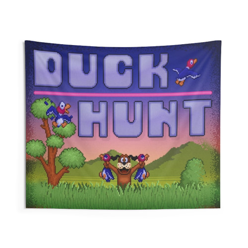 Retro Gaming Duck Hunt Tapestry