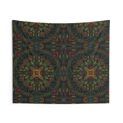 Flowers of Flame Tapestry - Psychedelic Wall Art