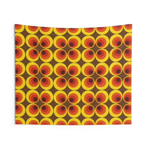 Vintage 60s/70s Pop Circle Tapestry