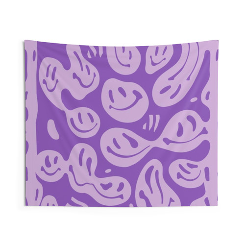 Lilac Melted Happiness Tapestry - Abstract Hippie Decor