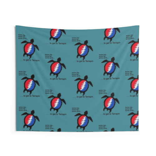 Some Rise Terrapin White Hippie Tapestry