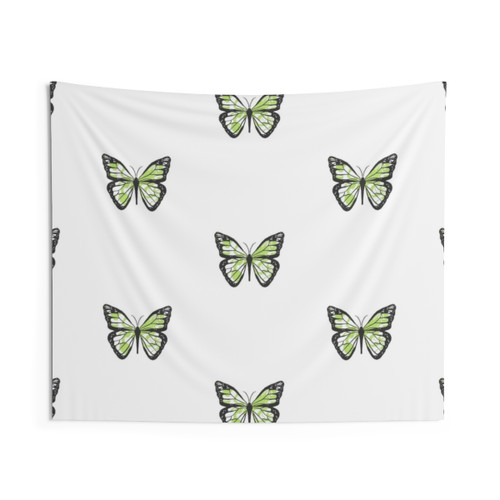 Cute psychedelic butterfly tapestry