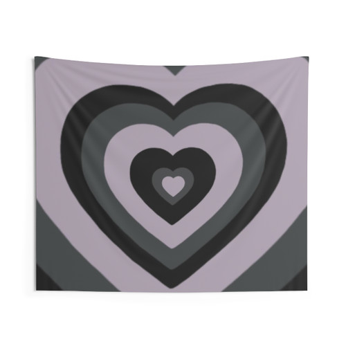 Retro Heart Layered Tapestry