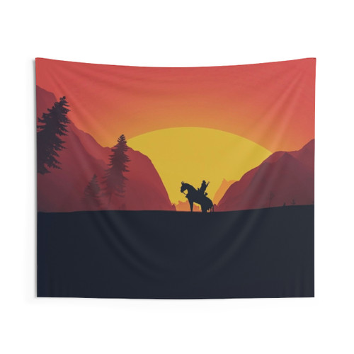 Geralt's Adventure Tapestry - The Witcher Inspired Nature Decor