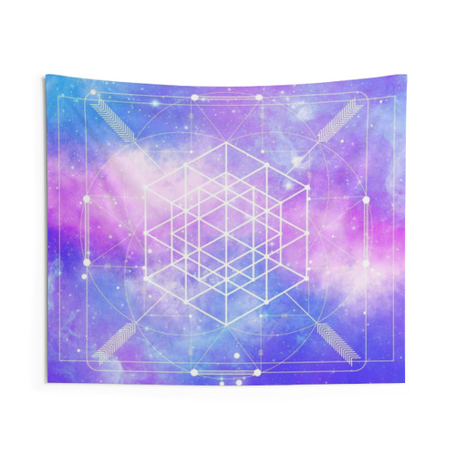 Sacred Geometry Tapestry - Boho Home Decor