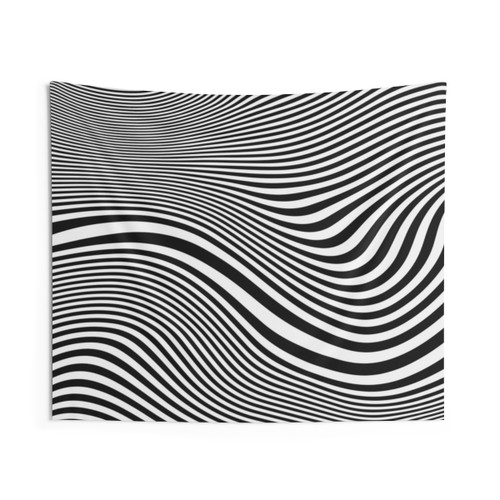 Abstract Striped Tapestry Wall Hanging