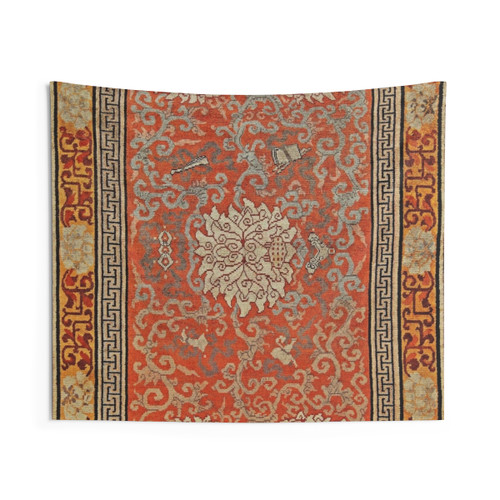 Antique Chinese Silk Tapestry Wall Hanging