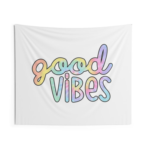 Pastel Tie Dye Tapestry for Boho Wall Decor