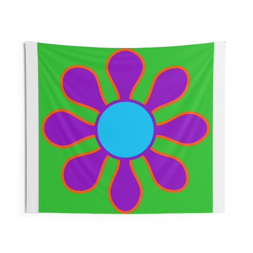 Hippie Daisy Flower Tapestry