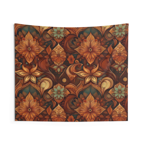 Retro Boho Autumn Tapestry