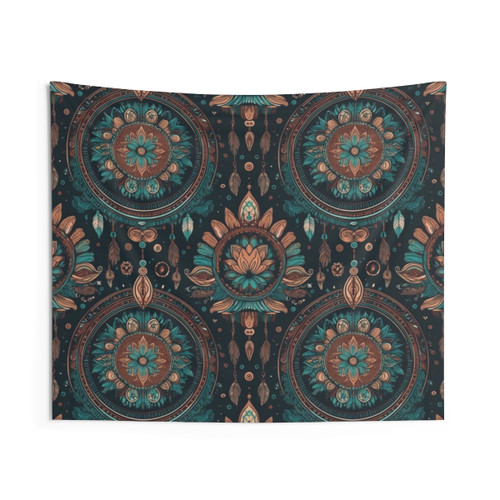 Retro Boho Mandala Tapestry - Ethnic Home Decor