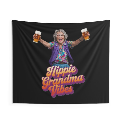 Hippie Grandma Tapestry