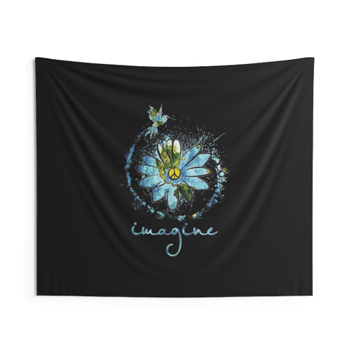 Colorful Hippie Flower Tapestry for Boho Wall Decor