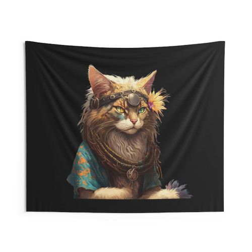 Hippie Kitten Tapestry
