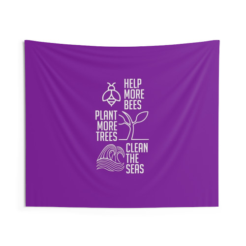 Hippie Style Flower Children Tapestry