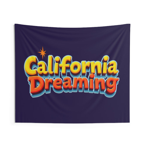California Dreaming Logo Tapestry