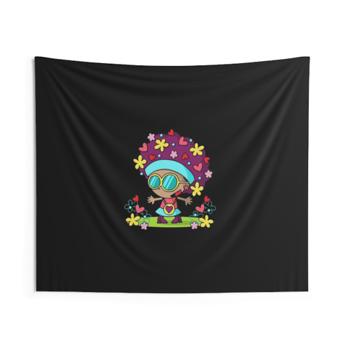 Boho Hippie Flower Tapestry